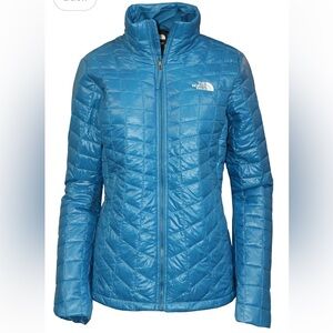 NWT THE NORTH FACE Women’s ThermoBall Eco Insulated Jacket (Banff Blue) small